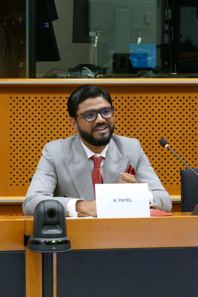 UAE-Based Indian Lawyer Harsh Patel Represents India at the European Parliament’s EU–India Leaders Conference