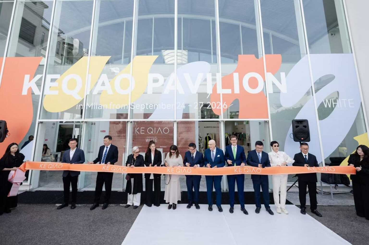 GREAT SUCCESS FOR THE KEQIAO RIBBON-CUTTING CEREMONY AT WHITE MILANO: DESIGN AND CREATIVITY BRING ITALY AND CHINA TOGETHER